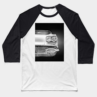 American classic car Bonneville 1958 Convertible Baseball T-Shirt